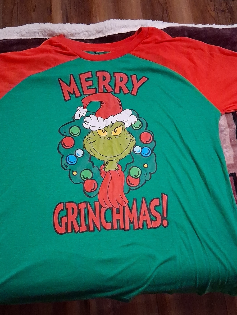 Dr. Seuss Green Tee with Red Trim